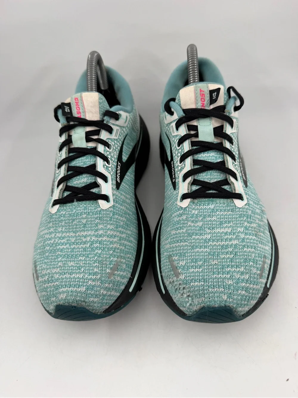 Brooks Women’s Ghost 14 - SZ 9- Green Black Athletic Running Shoes